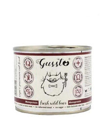 GUSSTO Cat Fresh Wild Boar pre mačky, diviak 200 g